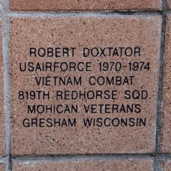 MOHICAN VETERANS MEMORIAL PAVER 17