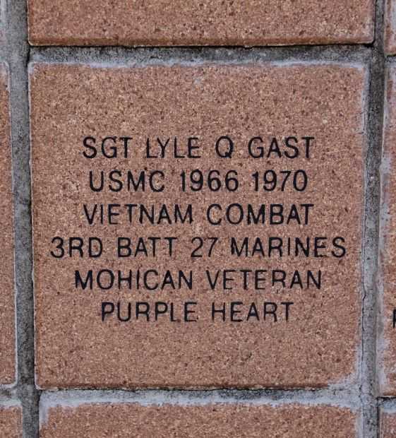 MOHICAN VETERANS MEMORIAL PAVER 14