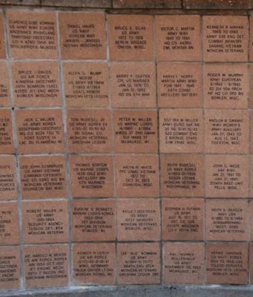 MOHICAN VETERANS MEMORIAL PANEL