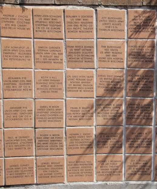 MOHICAN VETERANS MEMORIAL PANEL B