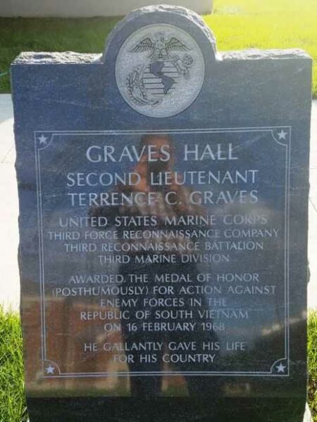 SECOND LIEUTENANT TERRENCE C. GRAVES MEDAL OF HONOR WAR MEMORIAL