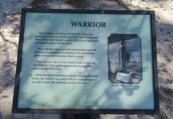 WARRIOR WAR MEMORIAL PANEL