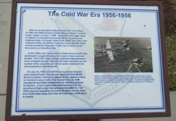 THE COLD WAR ERA 1956-1958 MEMORIAL PANEL