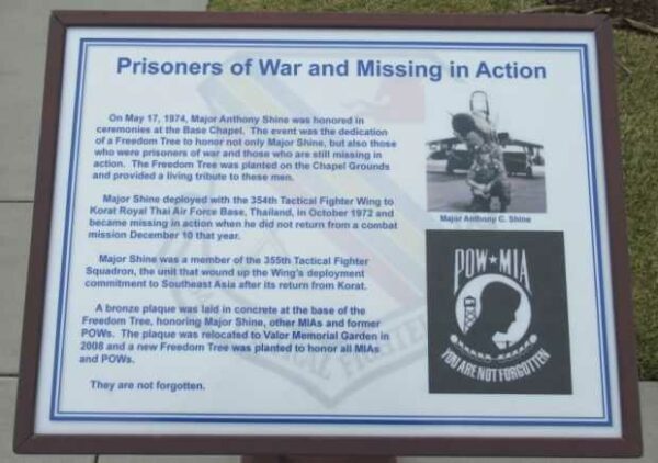 PRISONERS OF WAR AND MISSING IN ACTION MEMORIAL PANEL