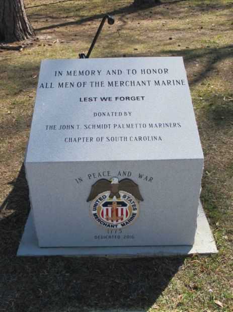 MYRTLE BEACH MERCHANT MARINE MEMORIAL DEDICATION STONE