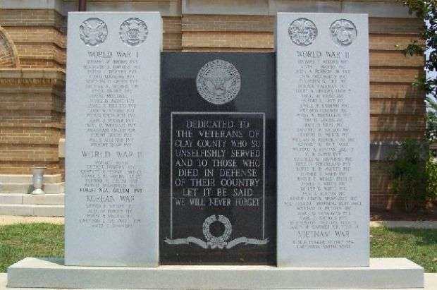 CLAY COUNTY VETERANS MEMORIAL