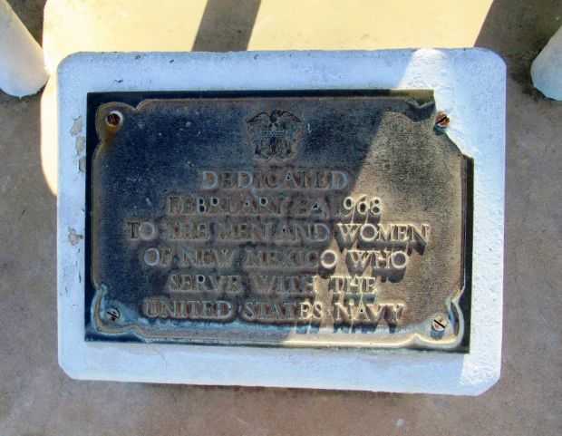 NEW MEXICO NAVY VETERANS MEMORIAL ANCHOR PLAQUE