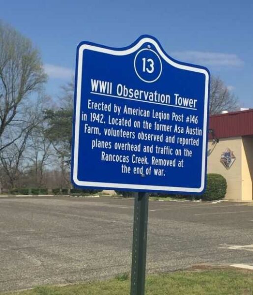WORLD WAR II OBSERVATION TOWER MEMORIAL MARKER
