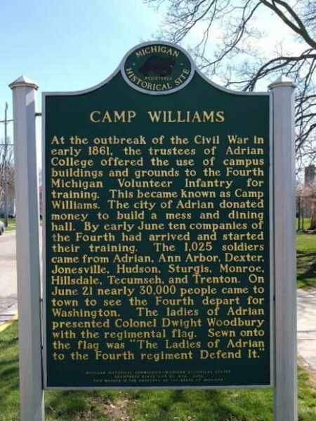 CAMP WILLIAMS WAR MEMORIAL MARKER