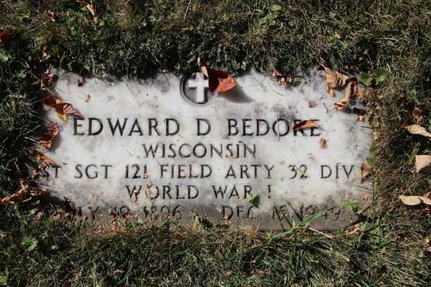 EDWARD D BEDORE MEMORIAL CEMETERY STONE