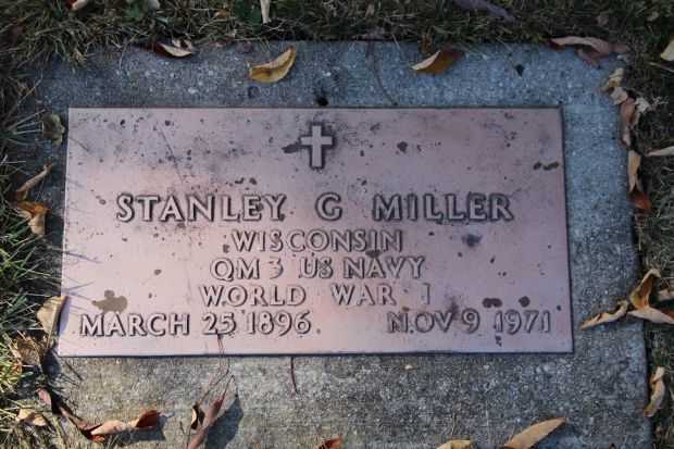 STANLEY G MILLER MEMORIAL CEMETERY STONE