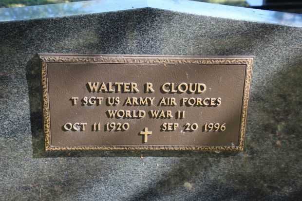 WALTER R CLOUD MEMORIAL CEMETERY STONE