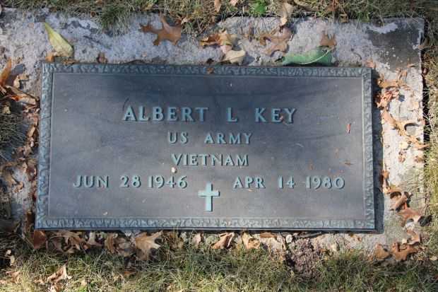 ALBERT L KEY MEMORIAL CEMETERY STONE