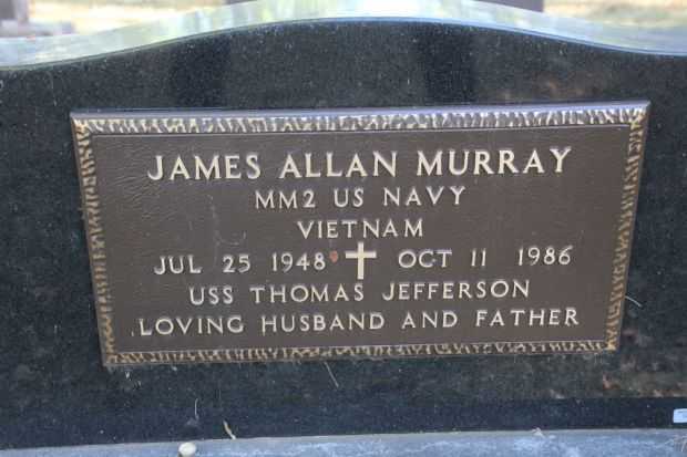 JAMES ALLAN MURRAY MEMORIAL CEMETERY STONE