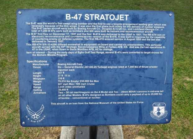 B-47 STRATOJET AIRCRAFT