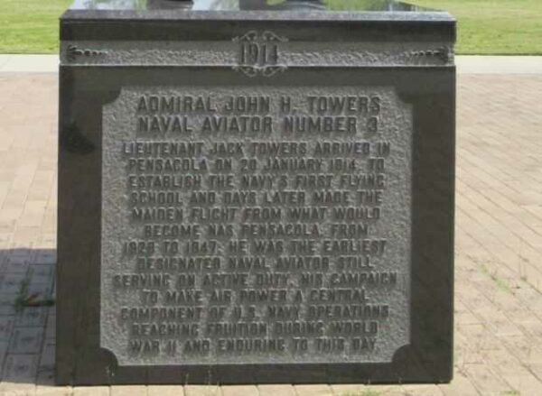 ADMIRAL JOHN H. TOWERS WAR MEMORIAL SIDE A