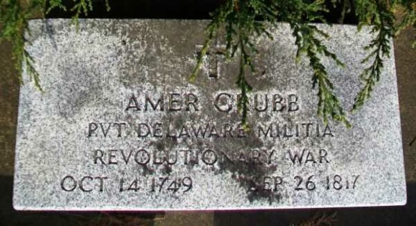 AMER GRUBB MEMORIAL CEMETERY STONE