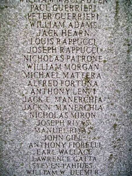 MARCUS HOOK KOREAN WAR MEMORIAL STONE D