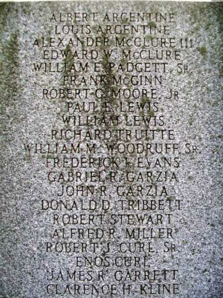 MARCUS HOOK KOREAN WAR MEMORIAL STONE C