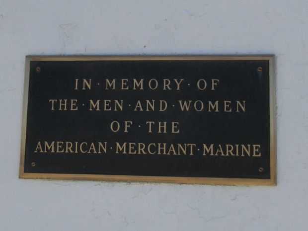 AMERICAN MERCHANT MARINE MEMORIAL PLAQUE