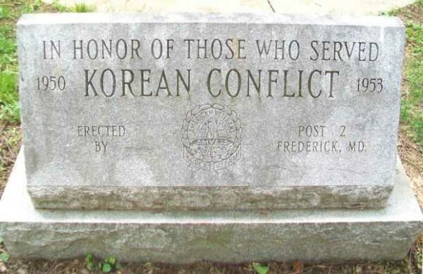 FREDERICK KOREAN CONFLICT MEMORIAL