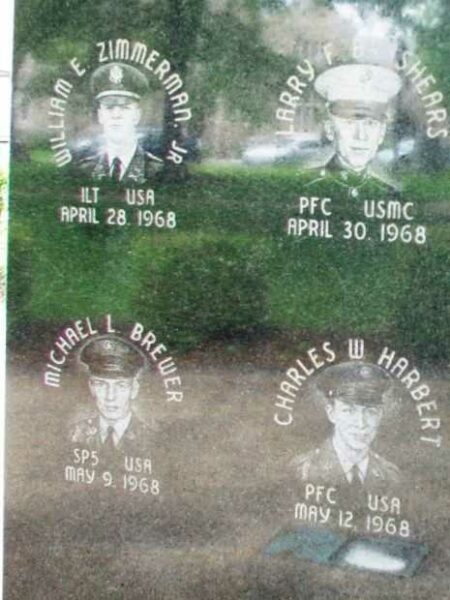 FREDERICK COUNTY VIETNAM VETERANS MEMORIAL PANEL E