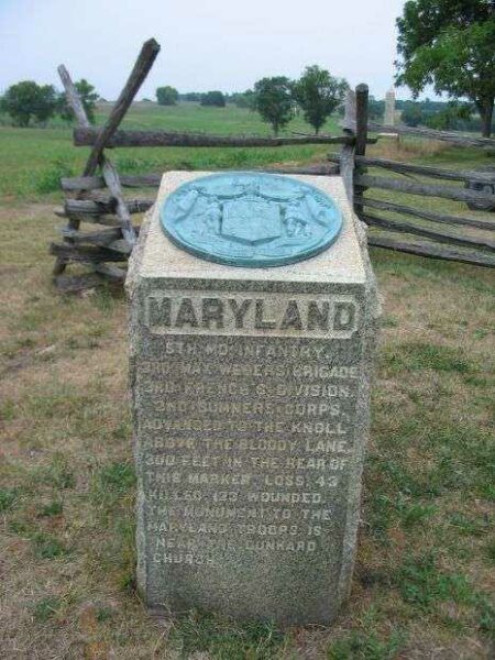 5TH MARYLAND VOLUNTEER INFANTRY REGIMENT WAR MEMORIAL
