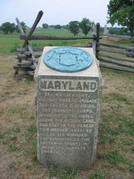 5TH MARYLAND VOLUNTEER INFANTRY REGIMENT WAR MEMORIAL