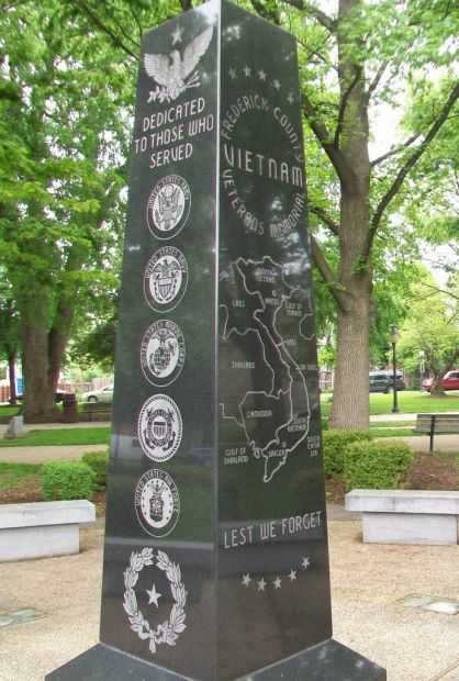 FREDERICK COUNTY VIETNAM VETERANS MEMORIAL DEDICATION STONE