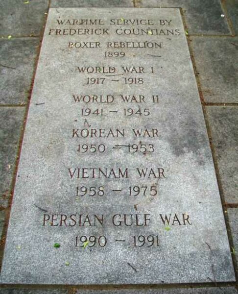 FREDERICK COUNTY VETERANS MEMORIAL TABLET C