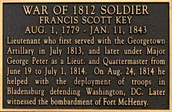 WAR OF 1812 SOLDIER MEMORIAL PLAQUE
