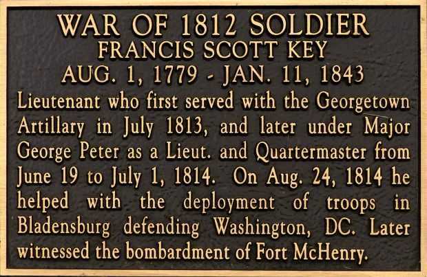 WAR OF 1812 SOLDIER MEMORIAL PLAQUE