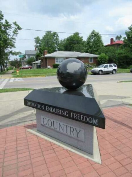 DUTY HONOR COUNTRY WAR MEMORIAL SIDE C