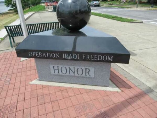 DUTY HONOR COUNTRY WAR MEMORIAL SIDE B