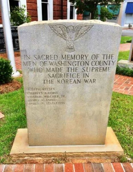WASHINGTON COUNTY KOREAN WAR MEMORIAL