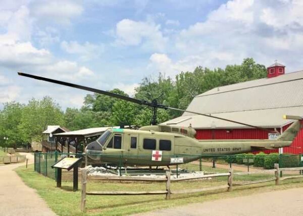 THE HUEY UH-1H WAR MEMORIAL HELICOPTER