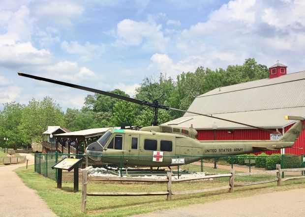 THE HUEY UH-1H WAR MEMORIAL HELICOPTER