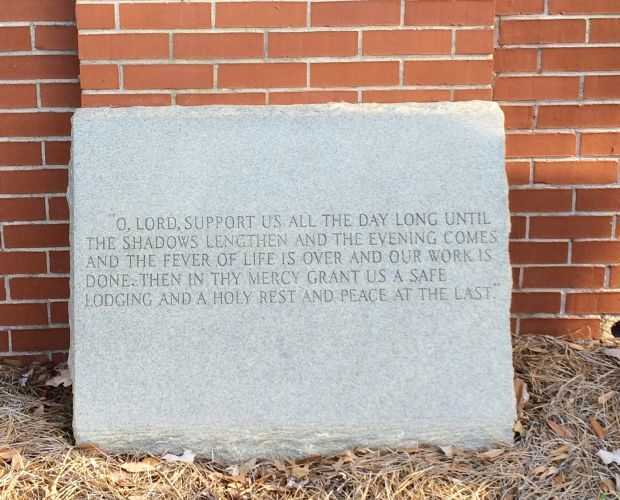 “FLAME OF FREEDOM” VETERANS MEMORIAL STONE A