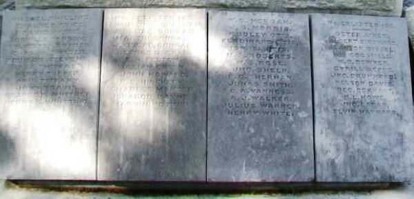 SUSQUEHANNA COUNTY CIVIL WAR MEMORIAL PANEL SET B