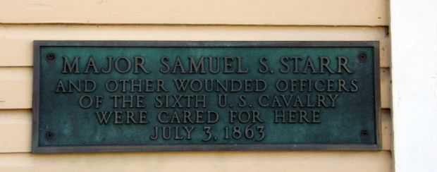 MAJOR SAMUEL S. STARR WAR MEMORIAL PLAQUE