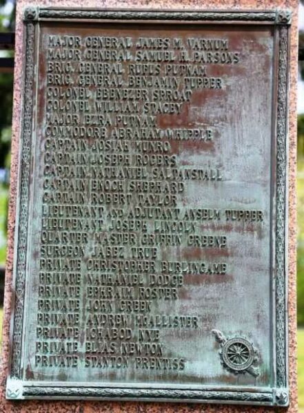 MEMORIAL GATE TO REVOLUTIONARY SOLDIERS BURIED IN MARIETTA PLAQUE B