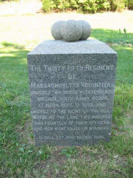 35TH MASSACHUSETTS VOLUNTEER INFANTRY REGIMENT WAR MEMORIAL