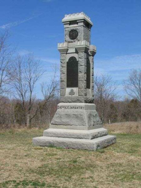 34TH NEW YORK VOLUNTEER INFANTRY REGIMENT WAR MEMORIAL
