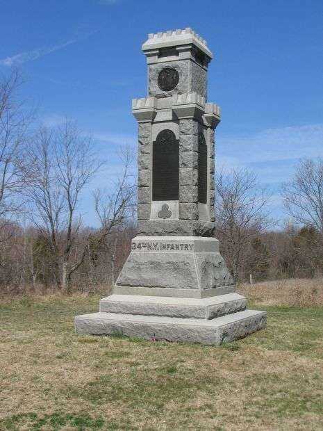 34TH NEW YORK VOLUNTEER INFANTRY REGIMENT WAR MEMORIAL