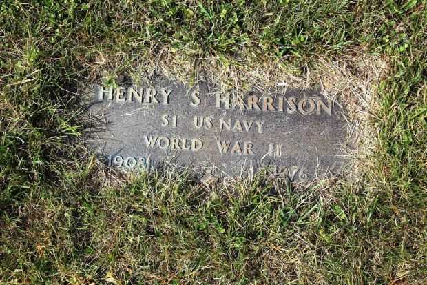 HENRY S HARRISON MEMORIAL CEMETERY STONE