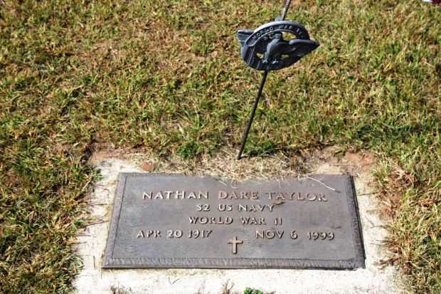 NATHAN DARE TAYLOR MEMORIAL CEMETERY STONE