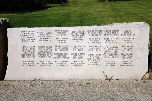 CHILTON VETERANS MEMORIAL HONOR ROLL WALL K
