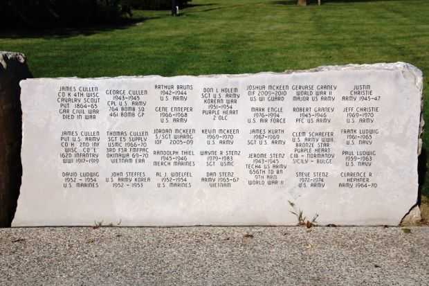 CHILTON VETERANS MEMORIAL HONOR ROLL WALL K