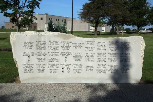 CHILTON VETERANS MEMORIAL HONOR ROLL WALL J