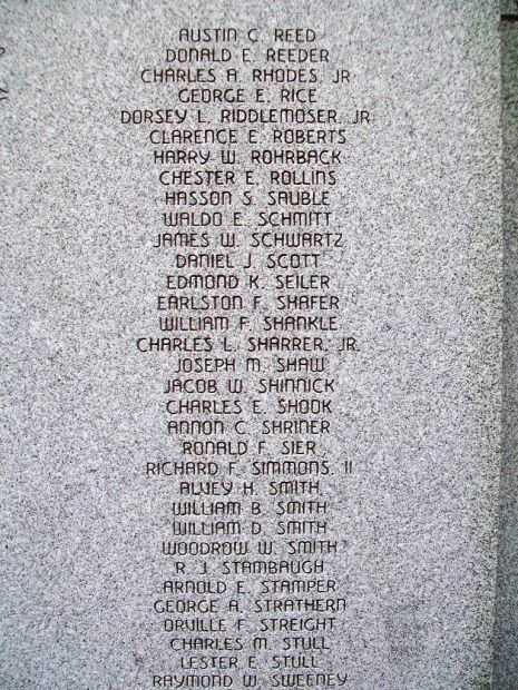 FREDERICK WORLD WAR II MEMORIAL STONE H